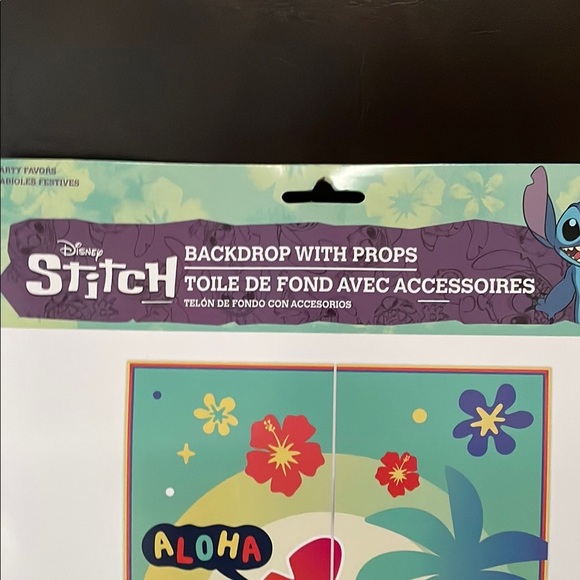 Disney Stitch Backdrop with Props - Multicolor - Picture 2 of 7